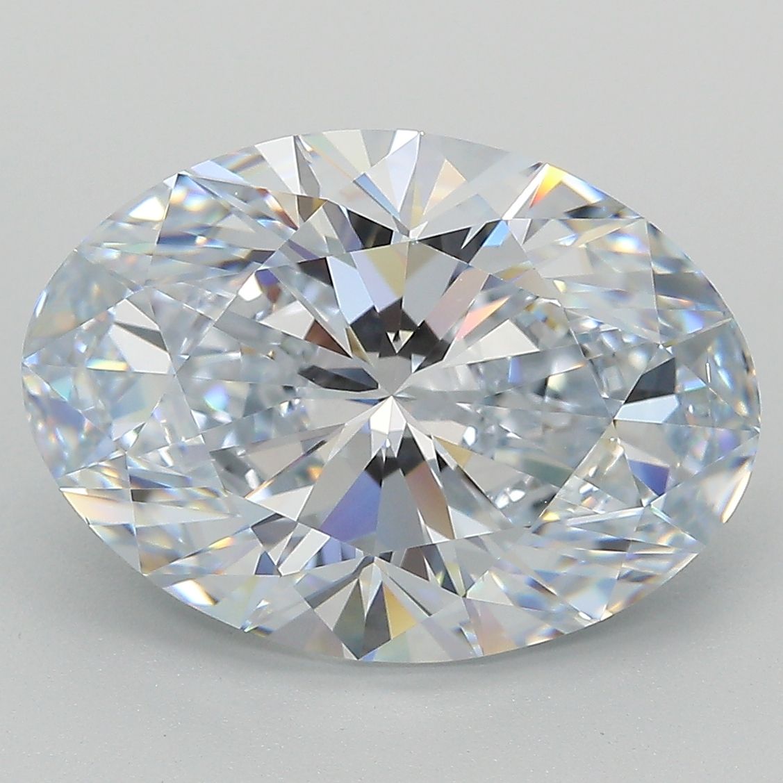 7.05 ct. oval Lab Grown Diamond front image