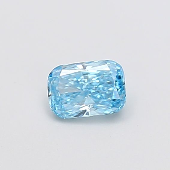 0.48 CT Fancy Vivid Blue CUSHION MODIFIED
