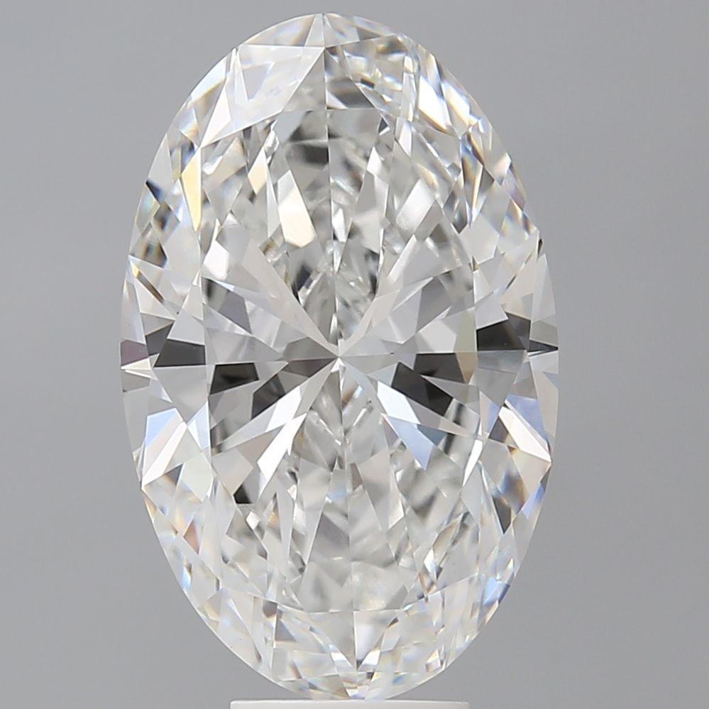 7.58 ct. oval Lab Grown Diamond front image