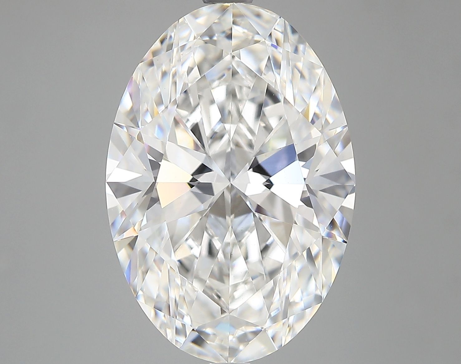 6.10 ct. oval Lab Grown Diamond front image