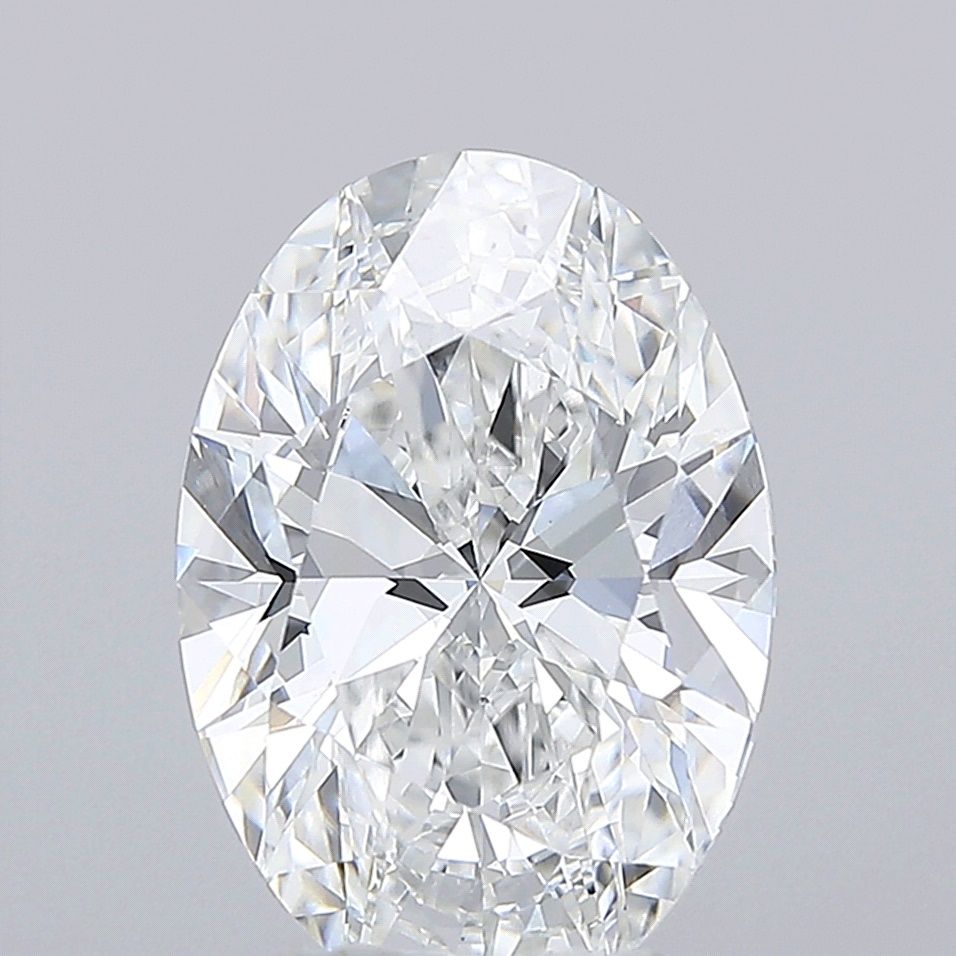 7.01 ct. oval Lab Grown Diamond front image