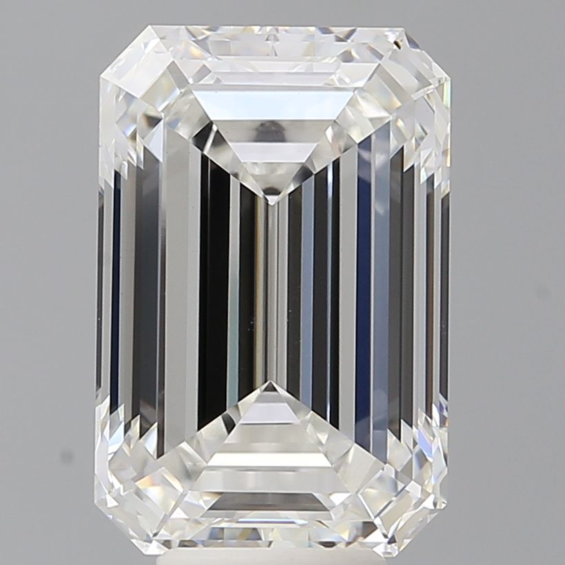 7.10 ct. emerald Lab Grown Diamond front image