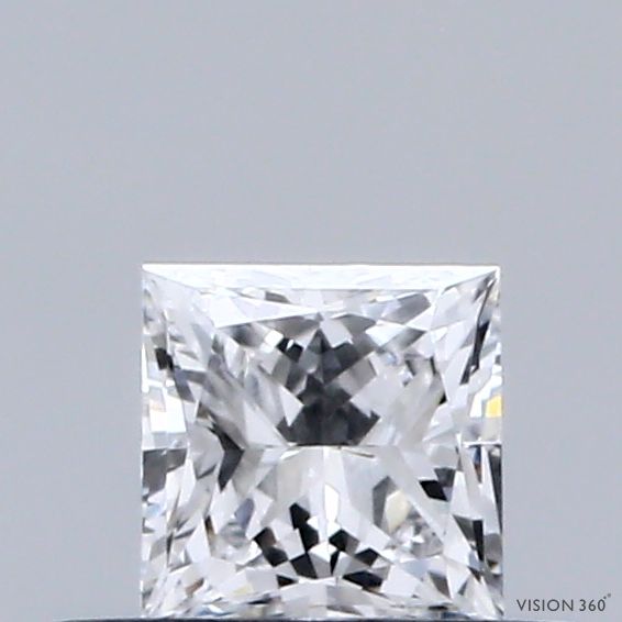 0.39 ct lab-grown Princess Diamond