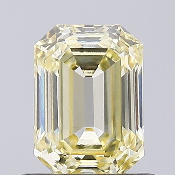 0.68 CT Fancy Light Yellow EMERALD