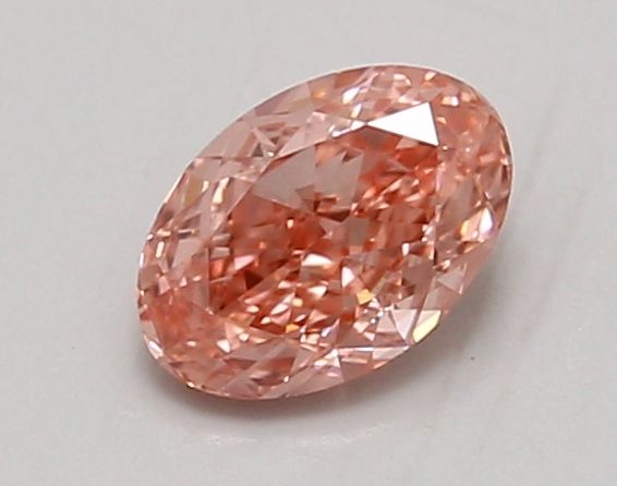 0.94 CT Fancy Vivid Pink OVAL