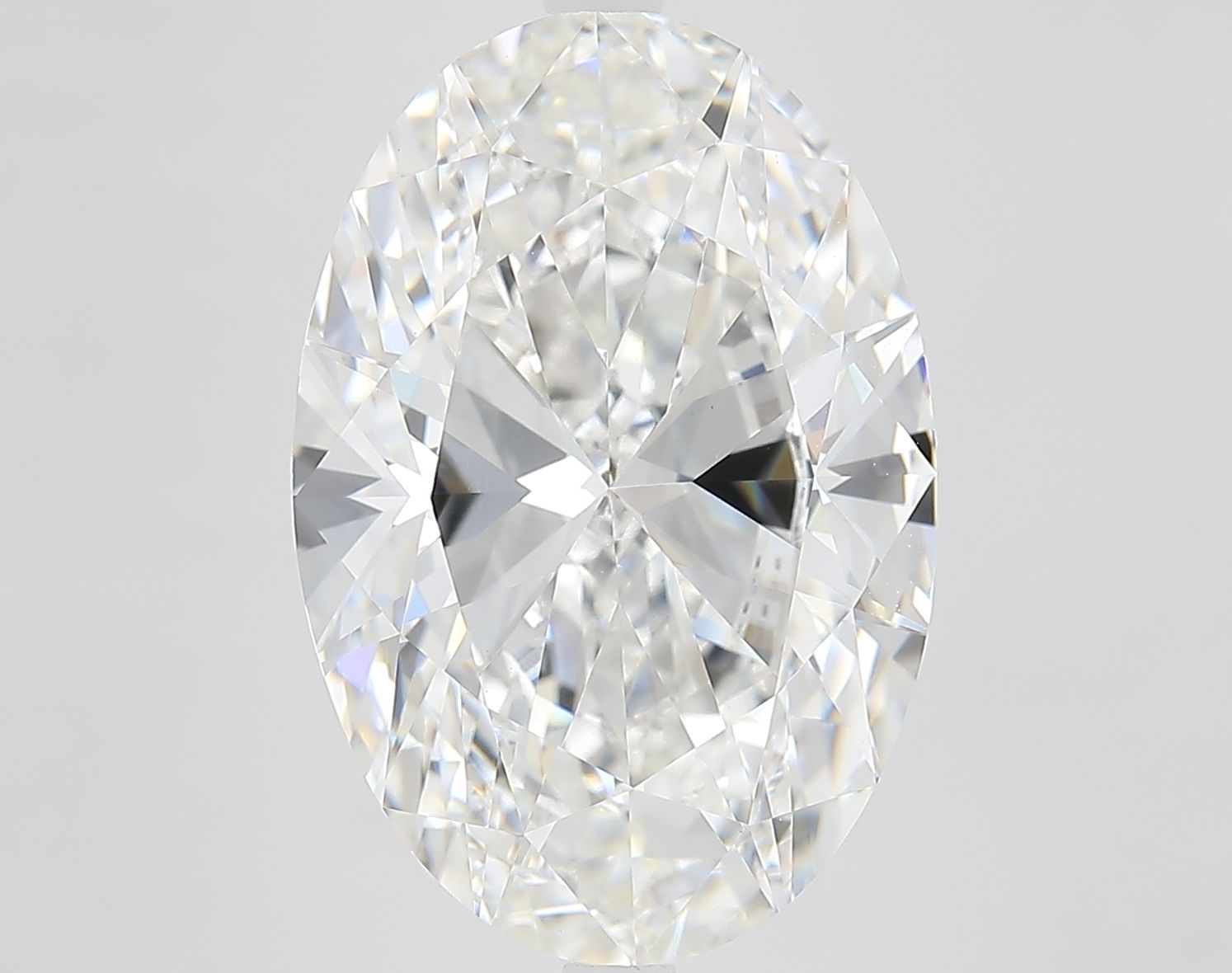 9.01 ct. oval Lab Grown Diamond front image