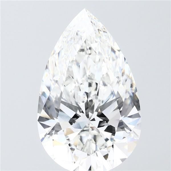 7.01 ct. pear Lab Grown Diamond front image