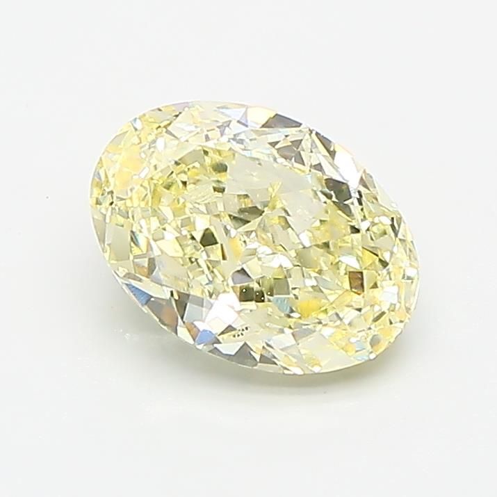 1.51 CT Fancy Light Yellow OVAL
