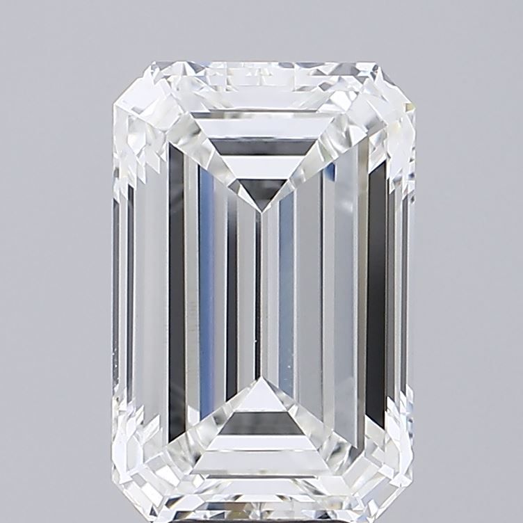 7.02 ct. emerald Lab Grown Diamond front image