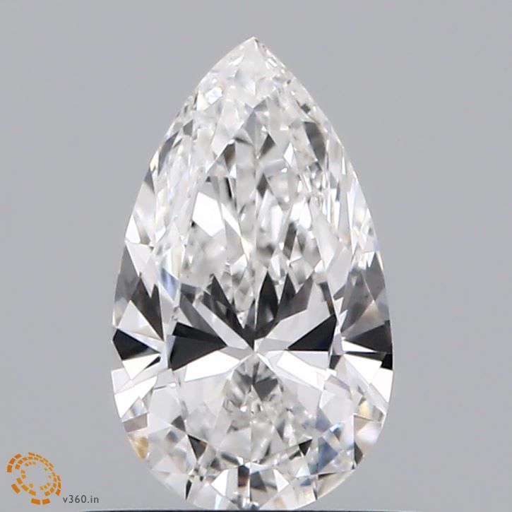 0.63 ct lab-grown Pear Diamond