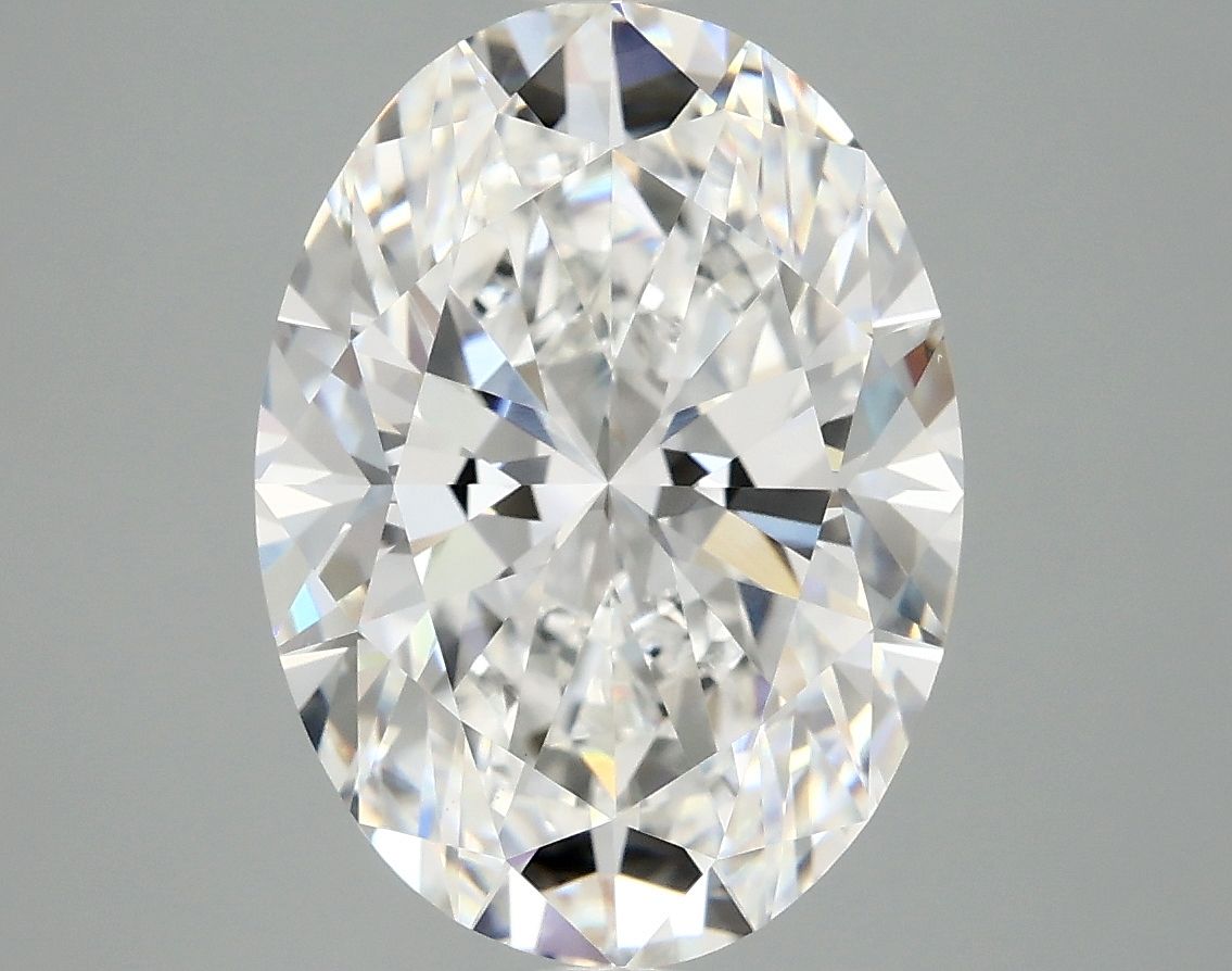 5.04 ct. oval Lab Grown Diamond front image