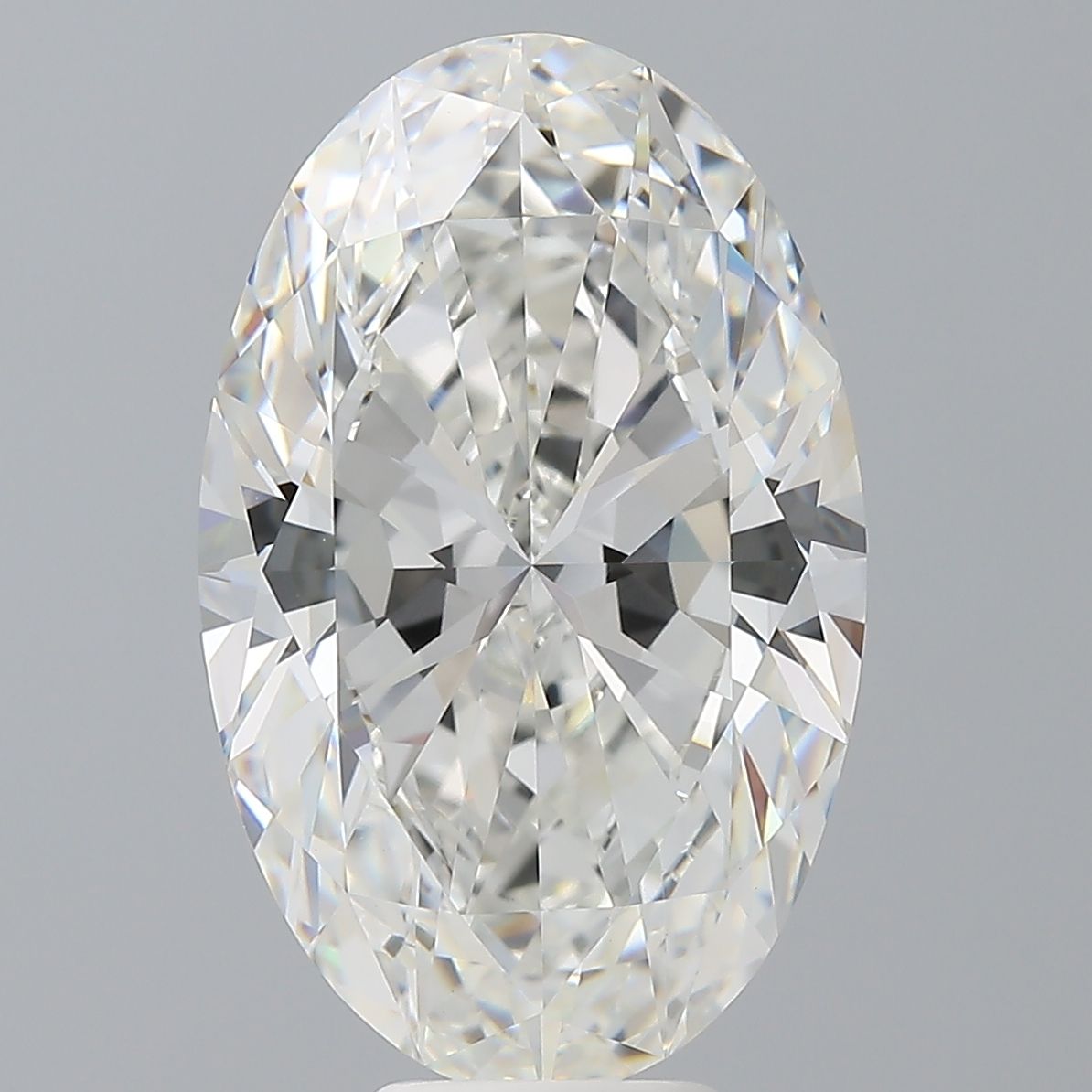 8.09 ct. oval Lab Grown Diamond front image