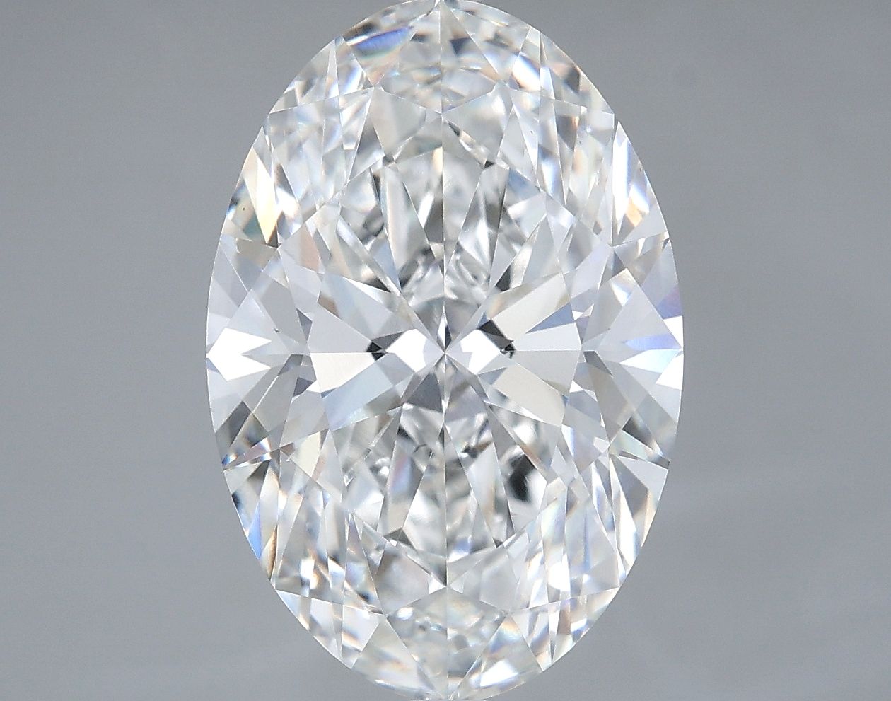 6.06 ct. oval Lab Grown Diamond front image