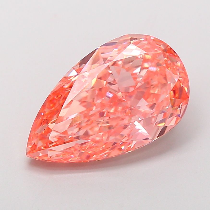 7.08 ct. pear Lab Grown Diamond front image