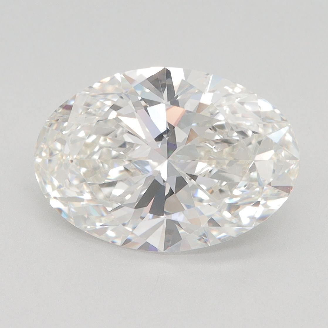 3.19 ct. oval Lab Grown Diamond front image