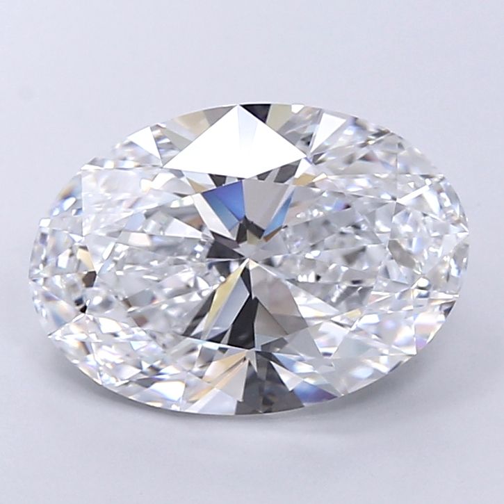 6.19 ct. oval Lab Grown Diamond front image