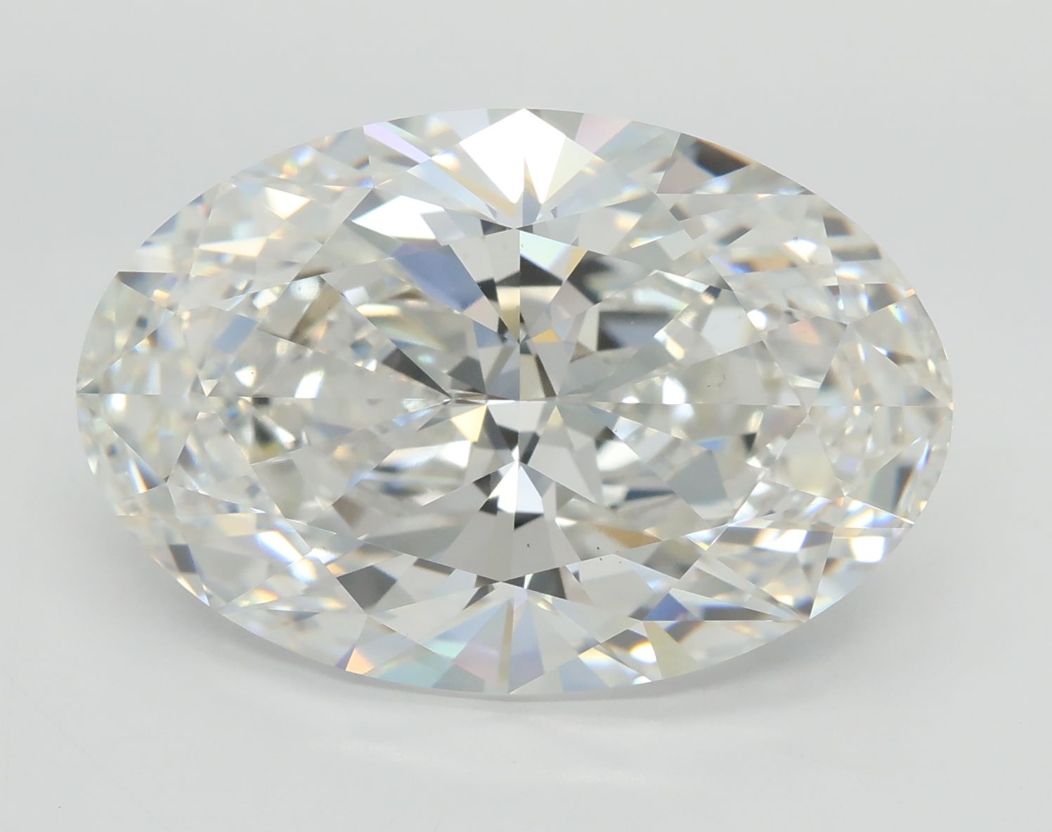 7.20 ct. oval Lab Grown Diamond front image