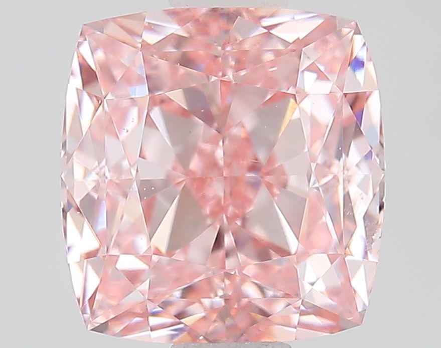 1.51 CT Fancy Intense Pink CUSHION MODIFIED