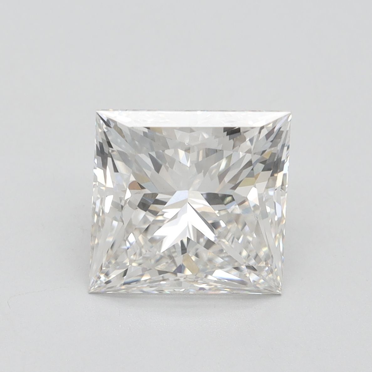 3.38 ct. princess Lab Grown Diamond front image
