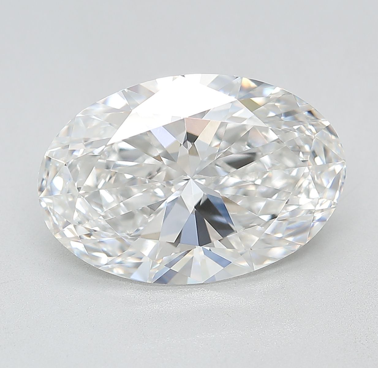 5.38 ct. oval Lab Grown Diamond front image