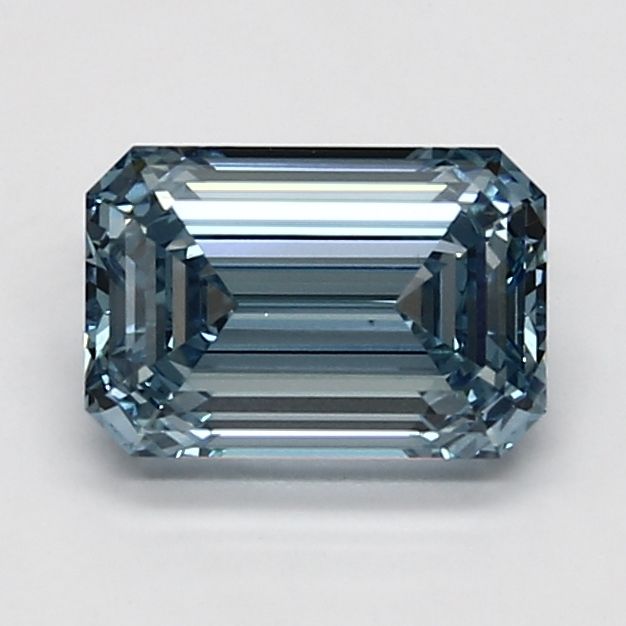 1.63 CT Fancy Intense Blue EMERALD