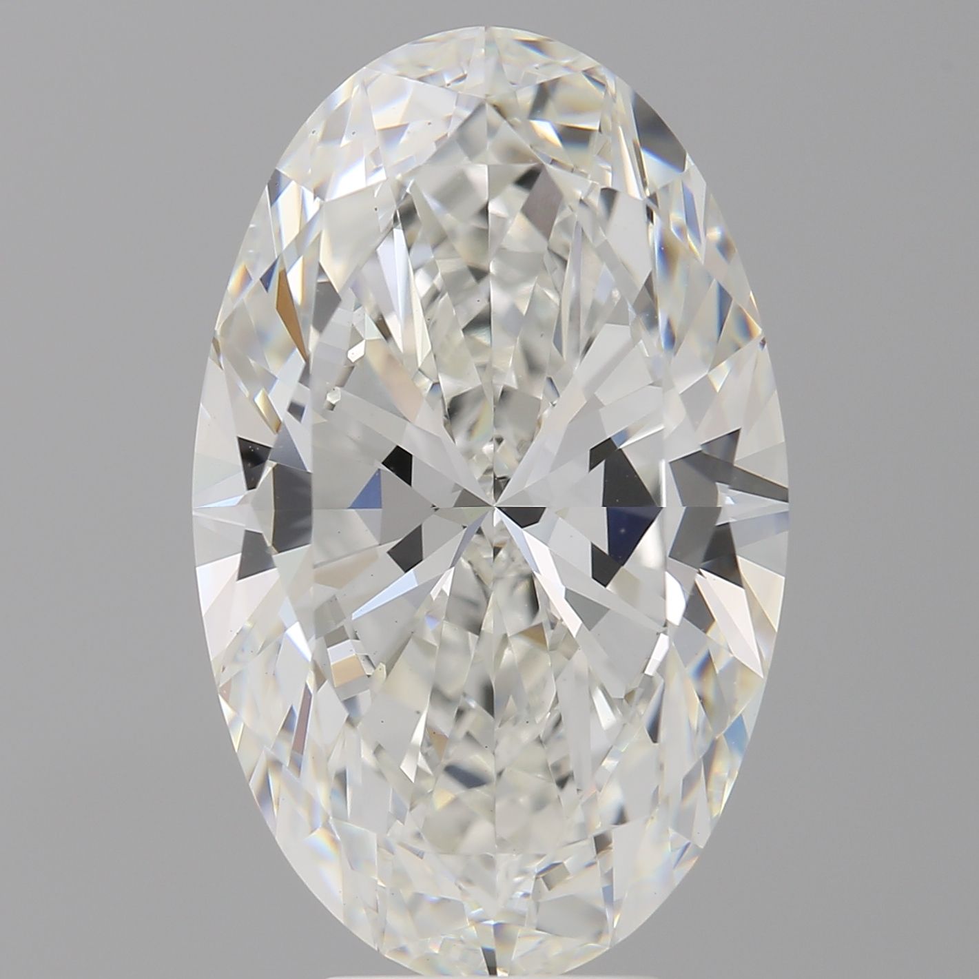 7.03 ct. oval Lab Grown Diamond front image