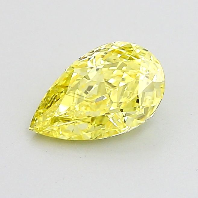 1.0 CT Fancy Intense Yellow PEAR