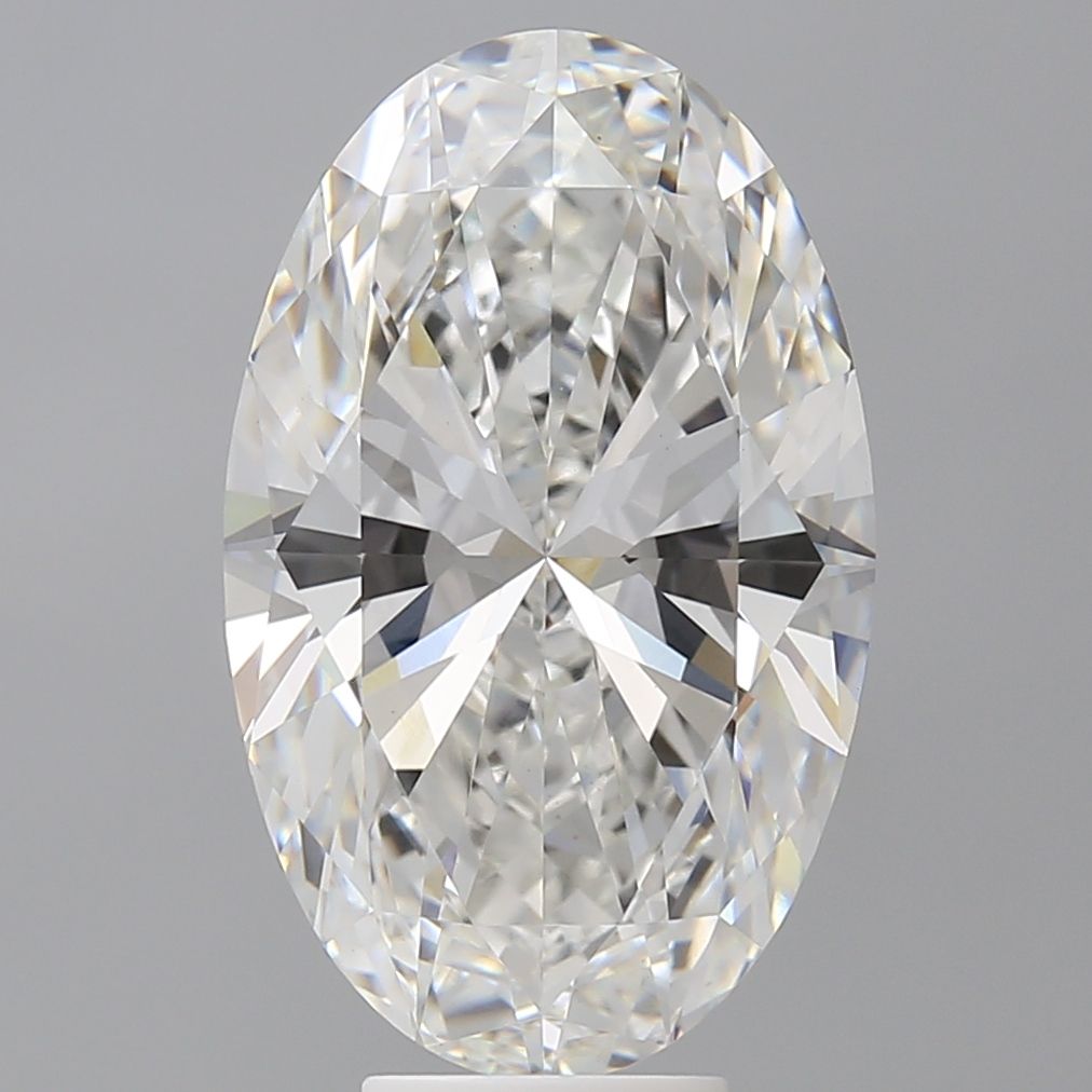 7.58 ct. oval Lab Grown Diamond front image