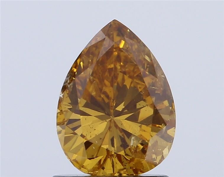 Diament 1.01 ct Fancy Deep Brownish Orangey Yellow/I1