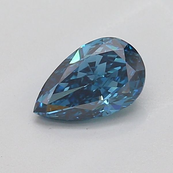 0.53 CT Fancy Vivid Blue PEAR