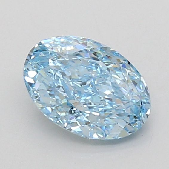 1.1 CT Fancy Vivid Blue OVAL