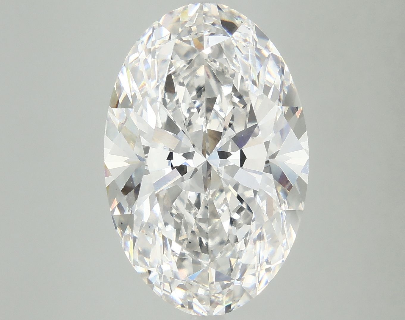 9.02 ct. oval Lab Grown Diamond front image