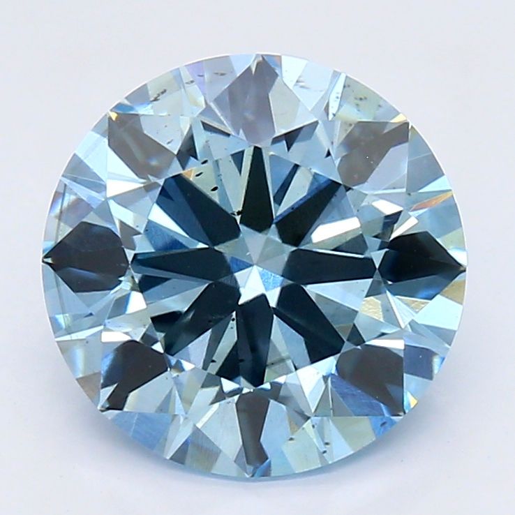 2.0 CT Fancy Vivid Blue ROUND