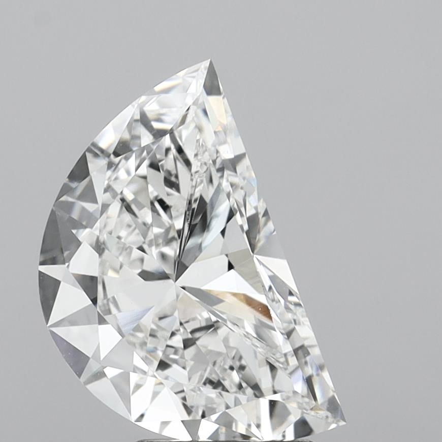 3.02 ct lab-grown Half moon Diamond