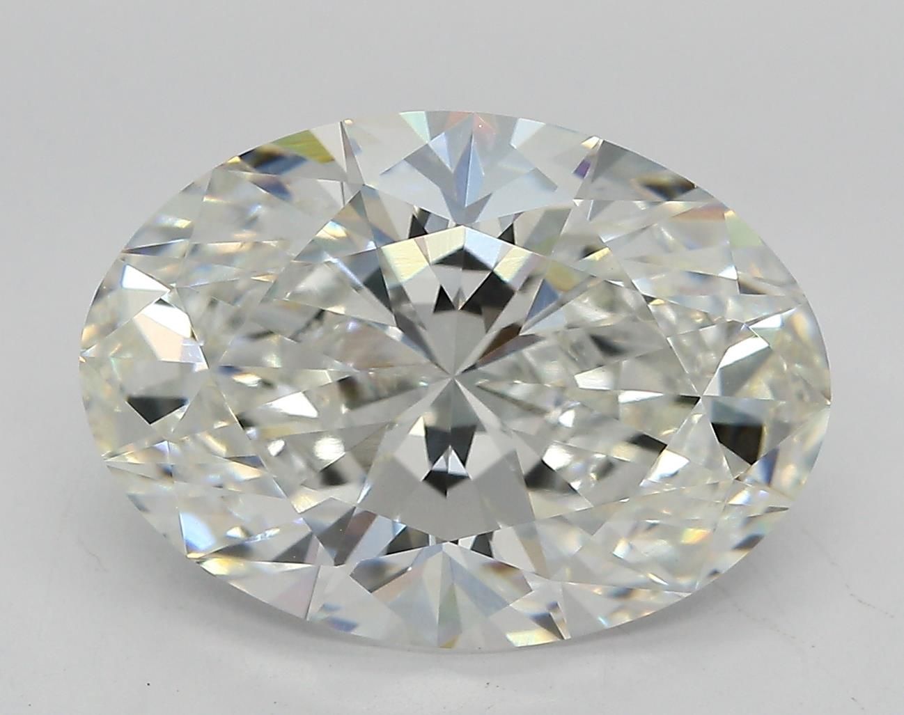 5.11 ct. oval Lab Grown Diamond front image