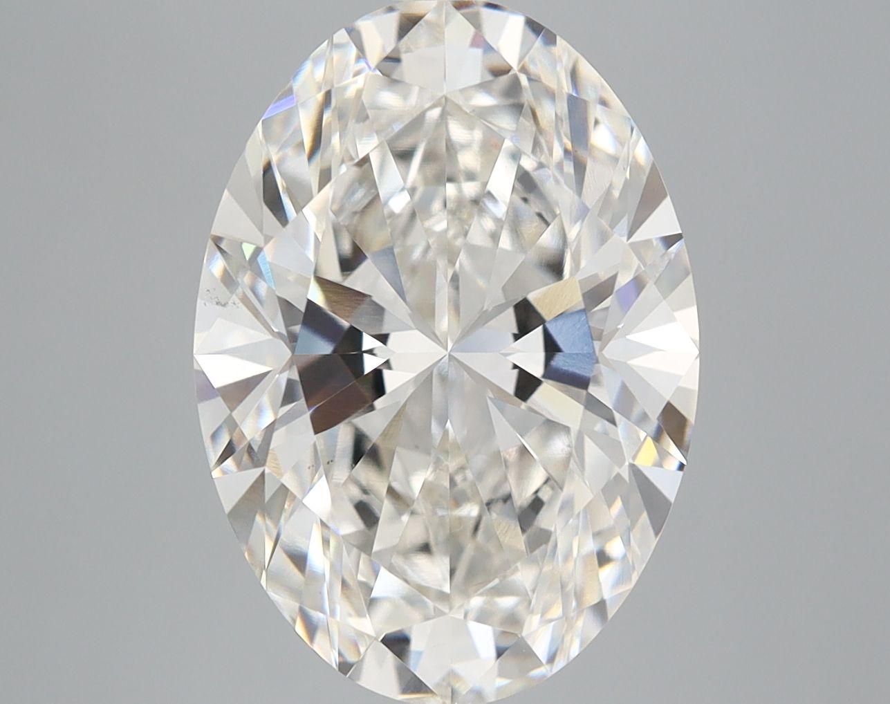 5.71 ct. oval Lab Grown Diamond front image