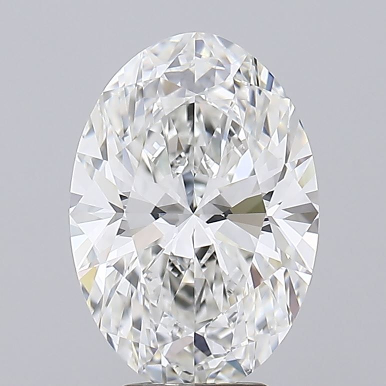5.01 ct. oval Lab Grown Diamond front image