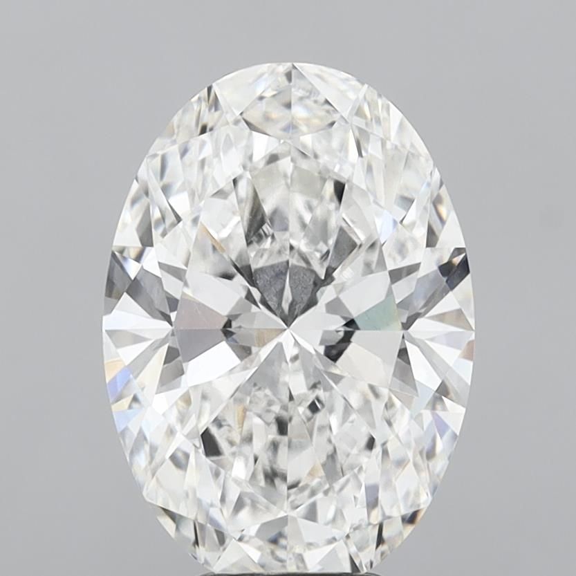6.07 ct. oval Lab Grown Diamond front image