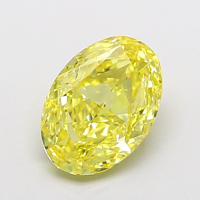 1.48 CT Fancy Intense Yellow OVAL