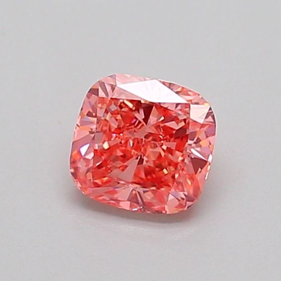 0.5 CT Fancy Vivid Pink CUSHION BRILLIANT