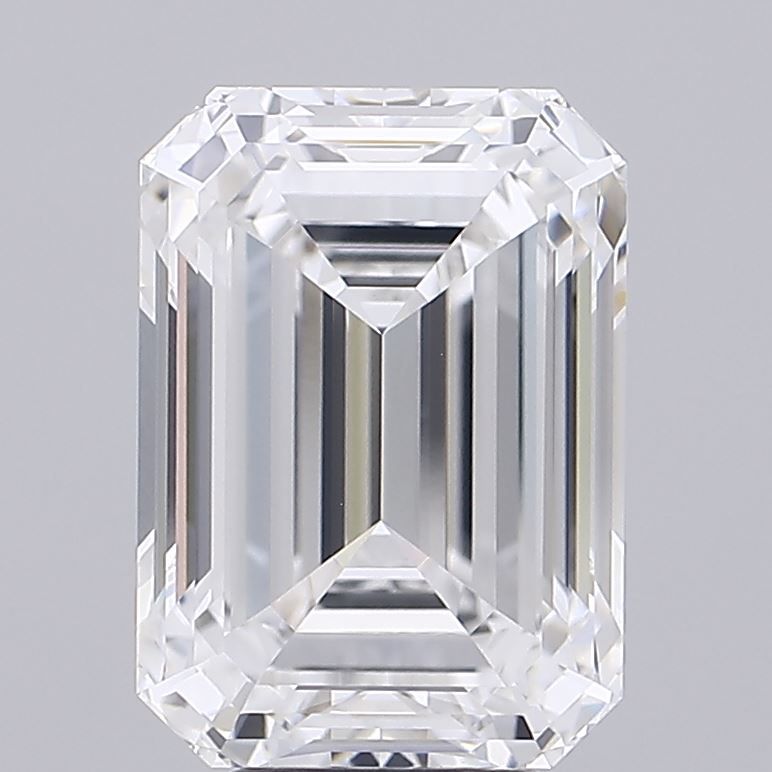 7.02 ct. emerald Lab Grown Diamond front image