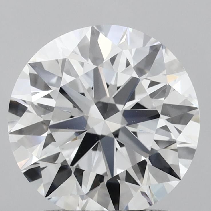 1.74 ct. round Lab Grown Diamond front image