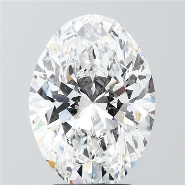 4.08 ct. oval Lab Grown Diamond front image