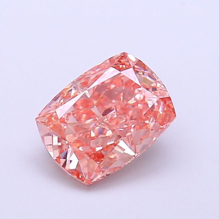 1.53 CT Fancy Brown Pink CUSHION MODIFIED
