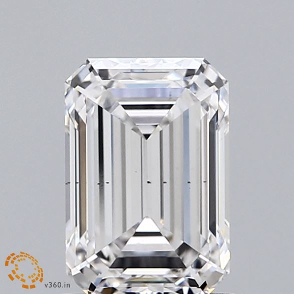1.53 ct. emerald Lab Grown Diamond front image