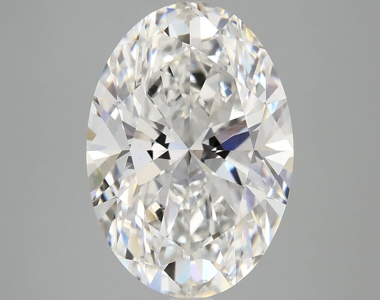 5.09 ct. oval Lab Grown Diamond front image
