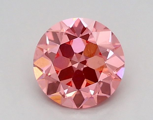 0.51 CT Fancy Vivid Pink OLD EUROPEAN CUT