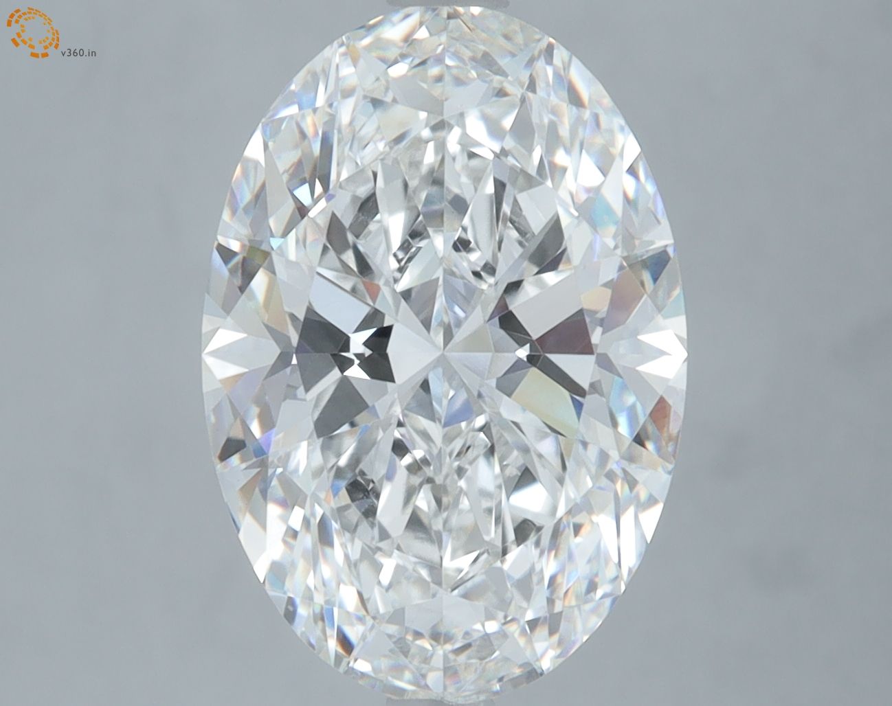 5.21 ct. oval Lab Grown Diamond front image