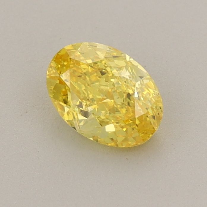 0.52 CT Fancy Vivid Yellow OVAL