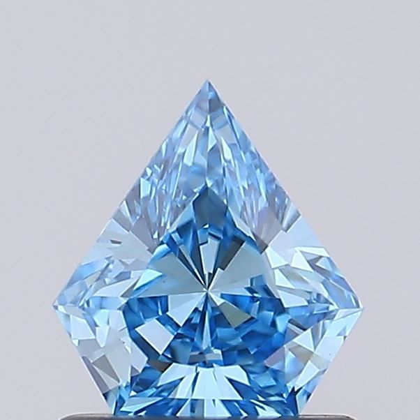 0.66 CT Fancy Vivid Blue PENTAGONAL